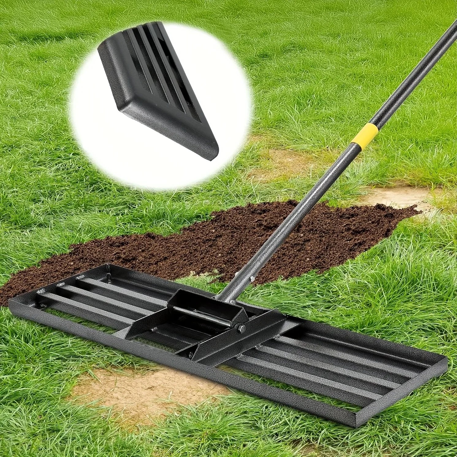 Gardening Tools Rake - KEEHOME YEYEBEST Lawn Leveling Rake, 17X10