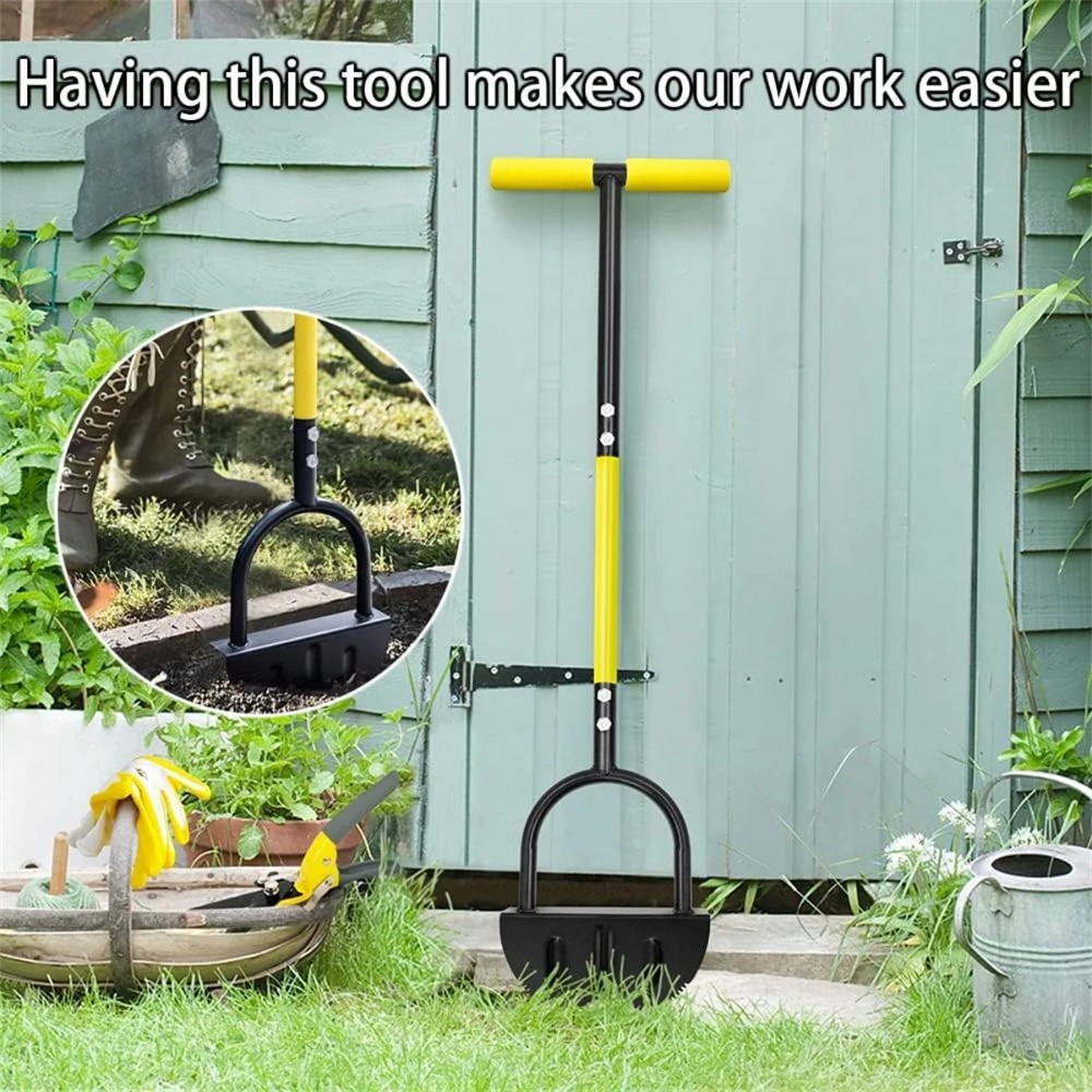 Gardening Tools Edger - Heavy Duty Manual Half Moon Lawn