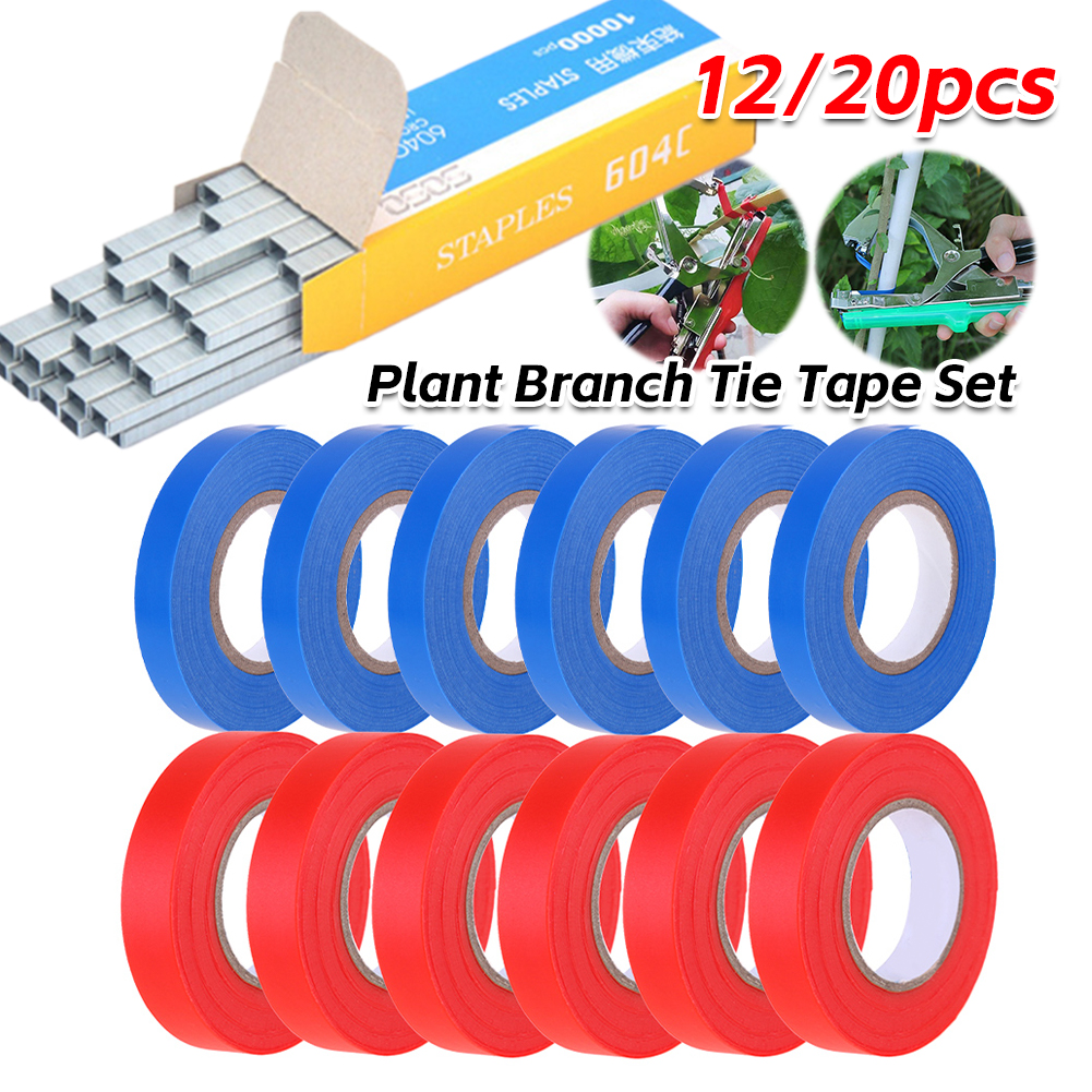 Gardening Tools Organiser - 12/20pcs Plant Tying Tape with 1