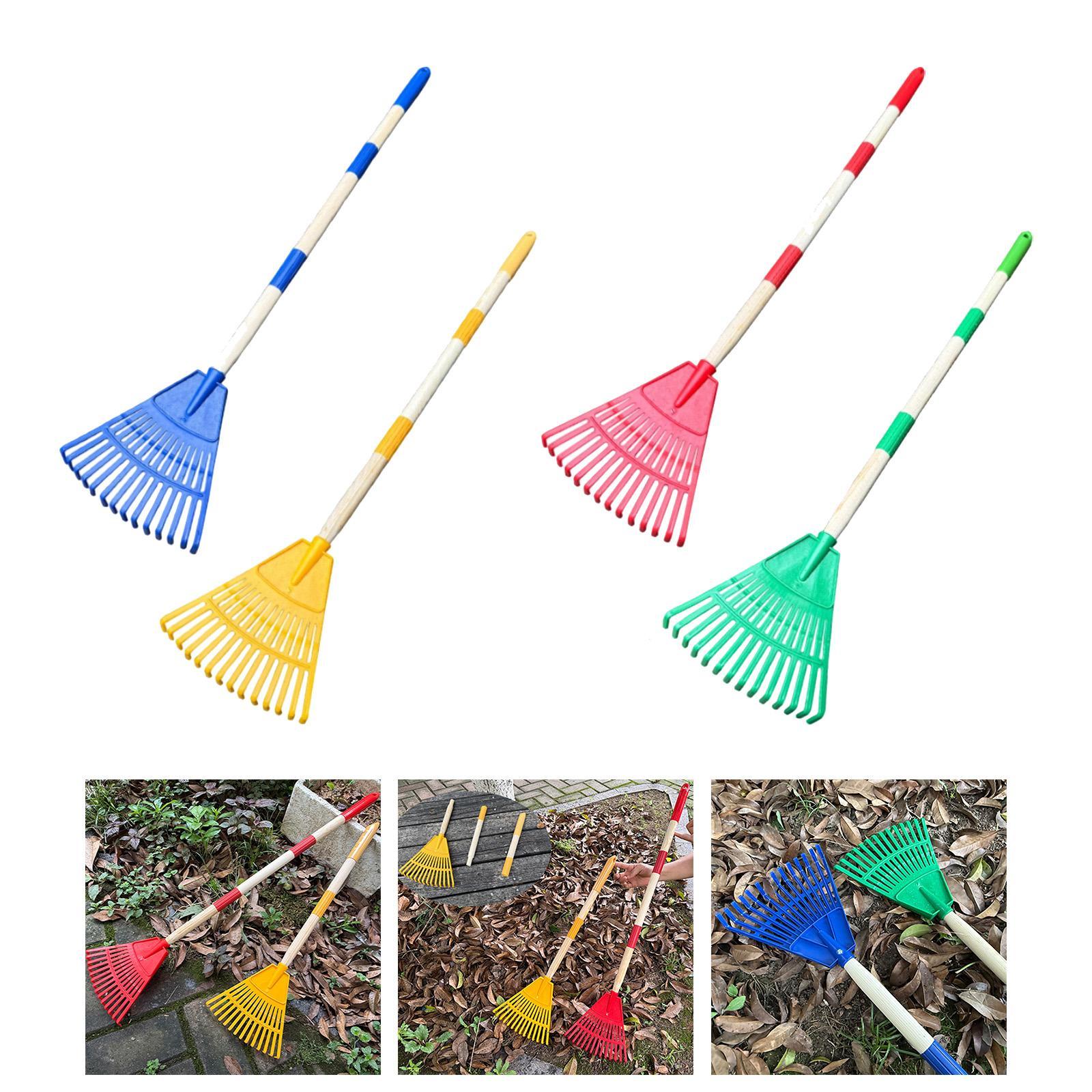 Gardening Tools 5 Year Old - Leaf Rake 3 Sections with Long