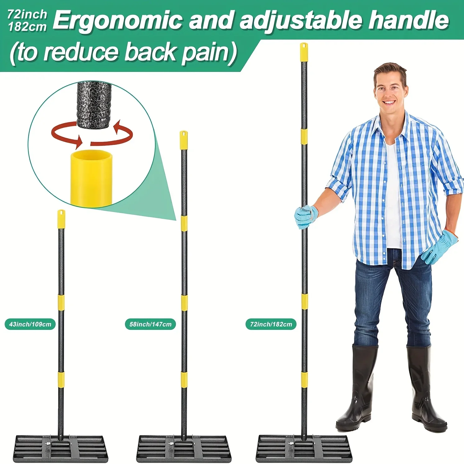 KEEHOME YEYEBEST Lawn Leveling - Gardening Tools Rake 리뷰 및 가격