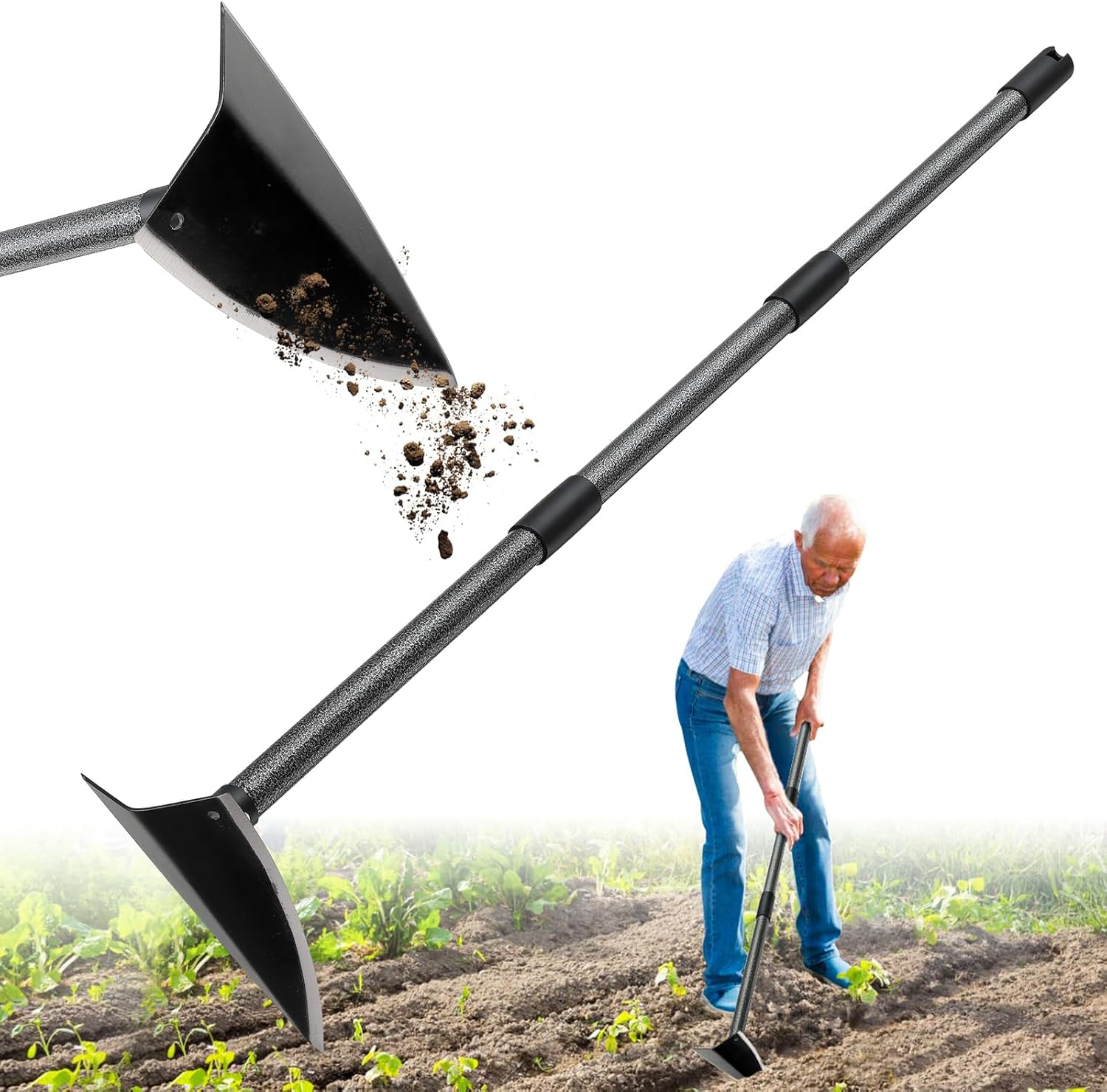 Garden Hoe, Heavy Duty Trenchi - Gardening Tools Images 리뷰 및 가격