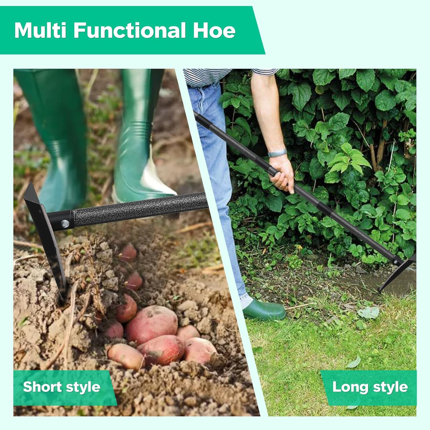 Garden Hoe, Heavy Duty Trenchi - Gardening Tools Images 리뷰 및 가격