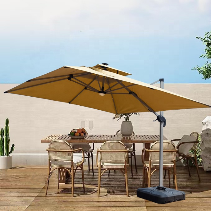 L  Big Size Cantilever Parasol - Gardening Tools Logo 리뷰 및 가격
