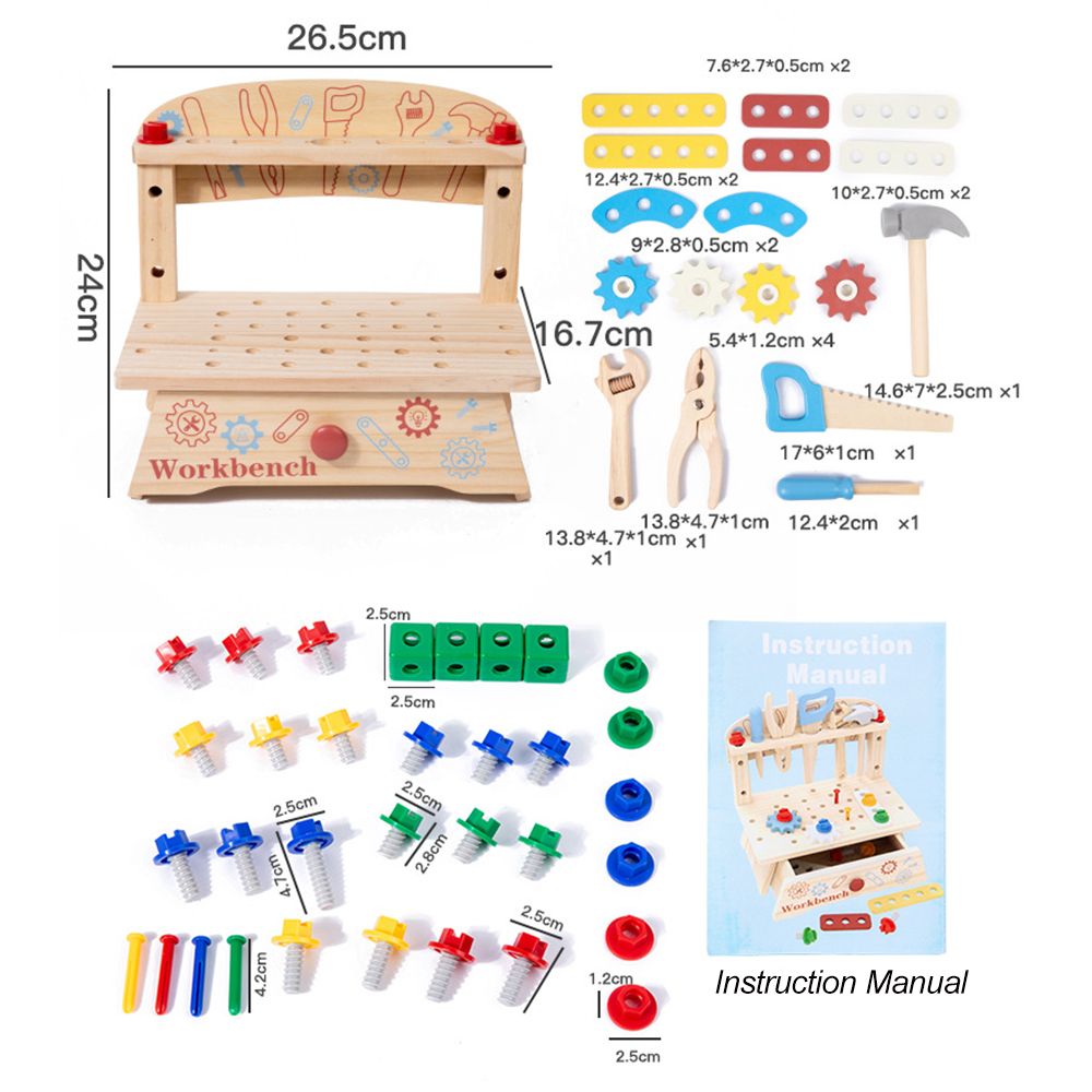 Wooden Tool Bench for Kids,Mon - Gardening Tools For Toddlers 리뷰 및 가격