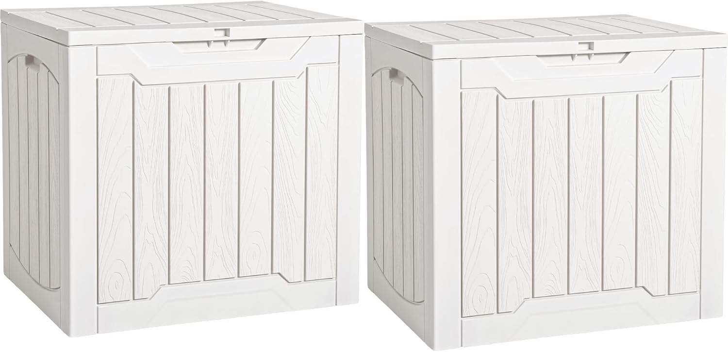 31 Gallon Deck Box Set of 2 Lo - Gardening Tools Images 리뷰 및 가격
