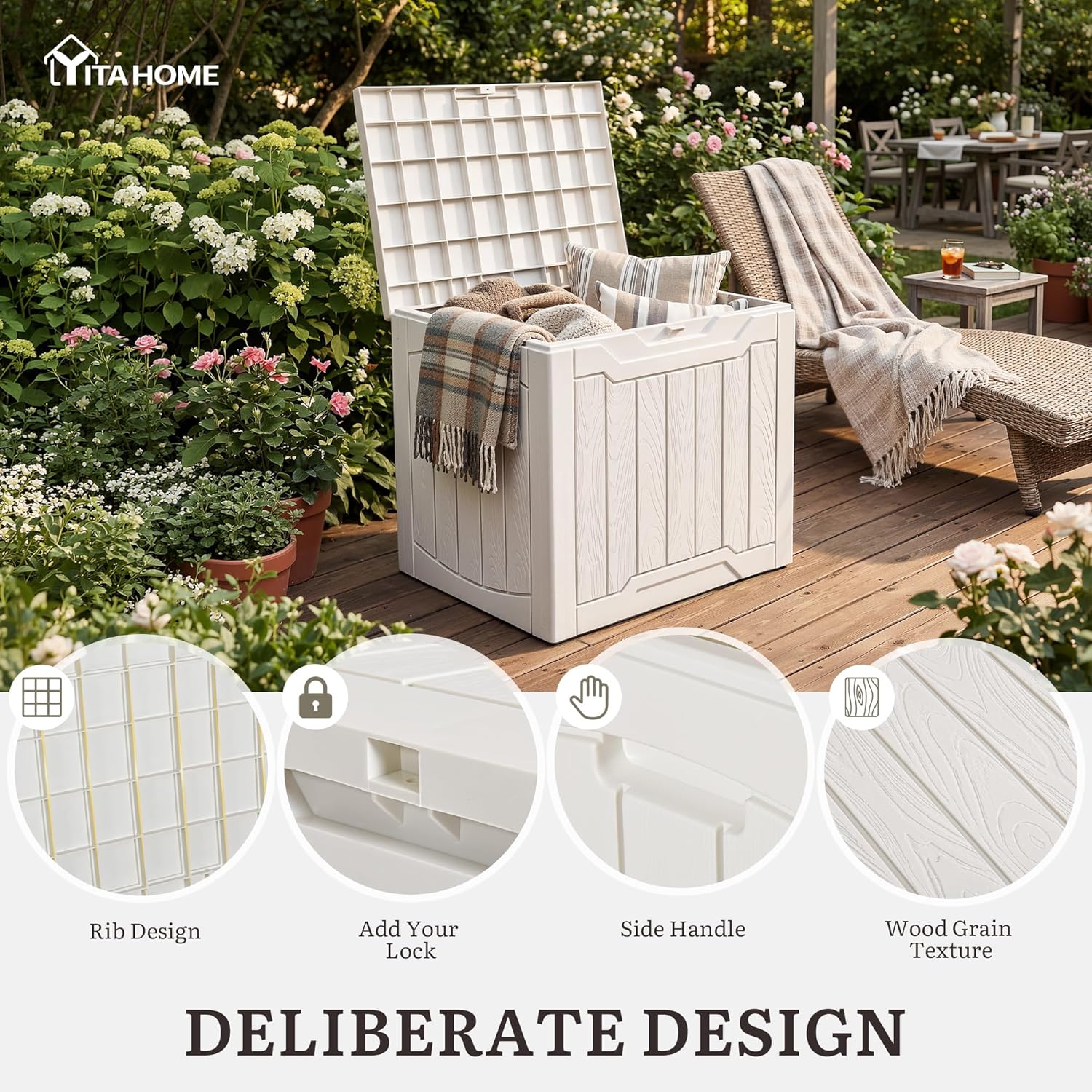 31 Gallon Deck Box Set of 2 Lo - Gardening Tools Images 리뷰 및 가격