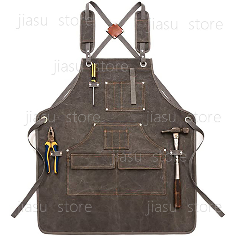 Thick Canvas Tool Apron Custom - Gardening Tools Logo 리뷰 및 가격