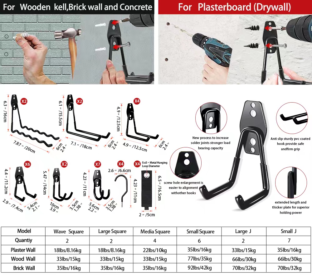 Heavy Duty Metal Hook Garage O - Gardening Tools Organiser 리뷰 및 가격