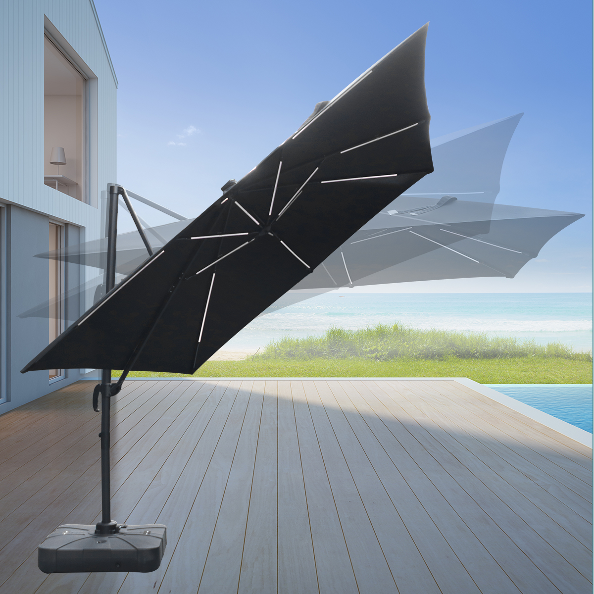 Custom Garden Roman Umbrella P - Gardening Tools Logo 리뷰 및 가격