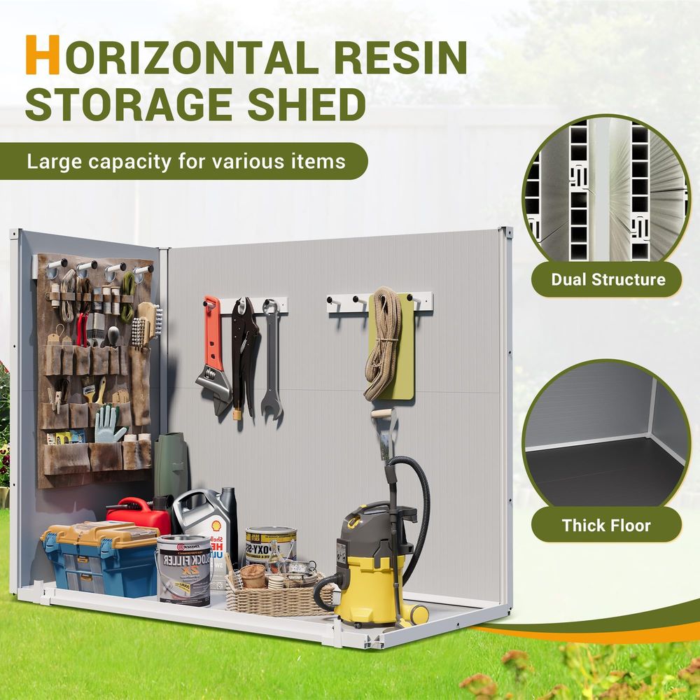 Shed Outdoor Plastic Garden Sh - Gardening Tools Organiser 리뷰 및 가격