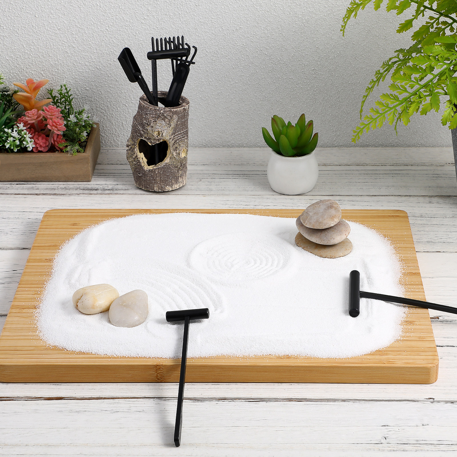 6Pcs Mini Zen Garden Rakes Pla - Gardening Tools Rake 리뷰 및 가격