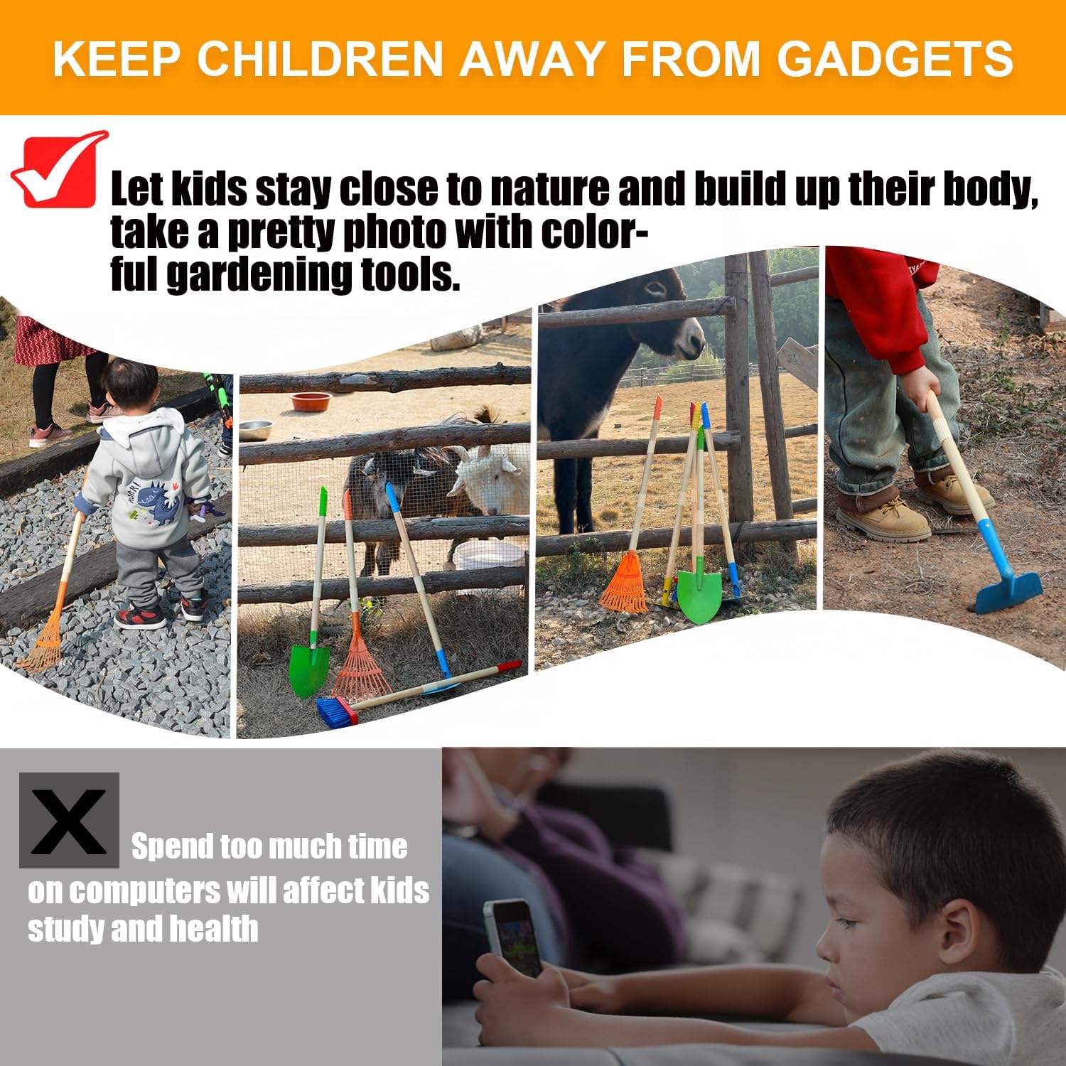 Toddler Gardening Tools, 8PCS  - Gardening Tools For Toddlers 리뷰 및 가격