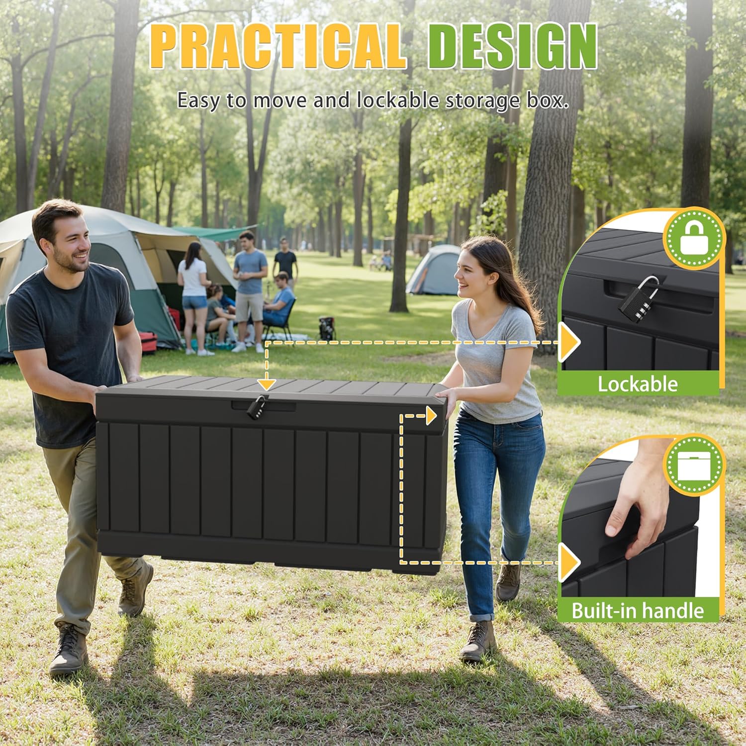 82 Gallon Outdoor Storage Box  - Gardening Tools Images 리뷰 및 가격