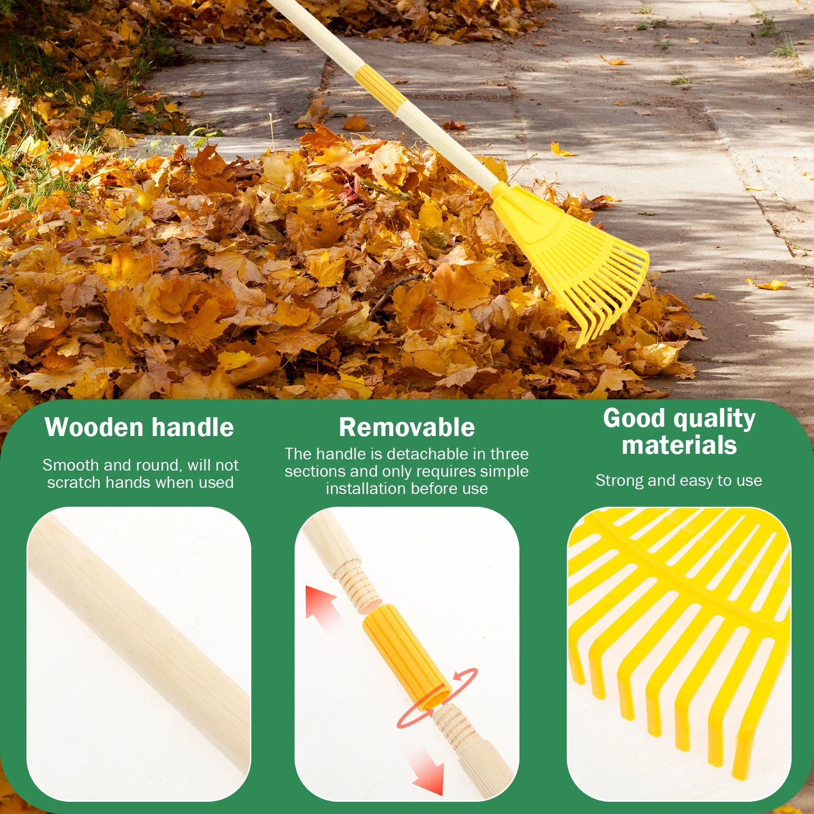 2Pcs Kids Leaf Rake Adjustable - Gardening Tools 5 Year Old 리뷰 및 가격