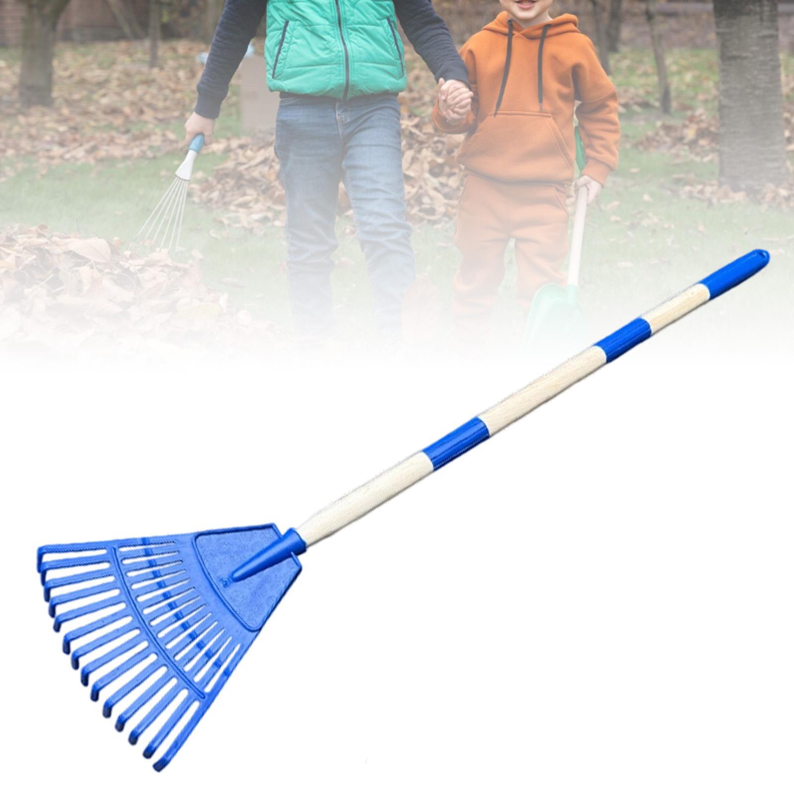 Small Leaf Rake 3 Sections Ste - Gardening Tools 5 Year Old 리뷰 및 가격