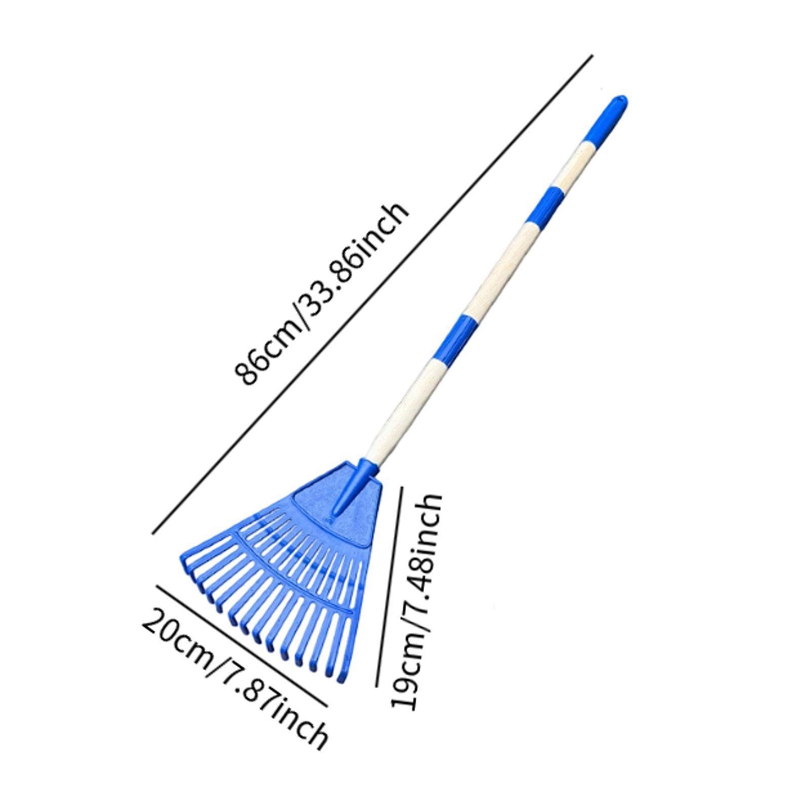 Small Leaf Rake 3 Sections Ste - Gardening Tools 5 Year Old 리뷰 및 가격