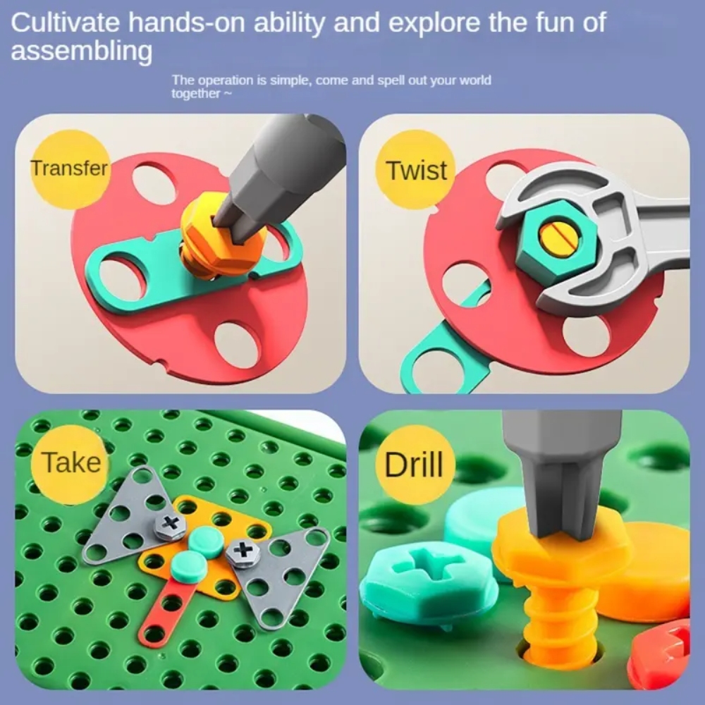 450Pcs Kids STEM Drill Set Cre - Gardening Tools For Toddlers 리뷰 및 가격