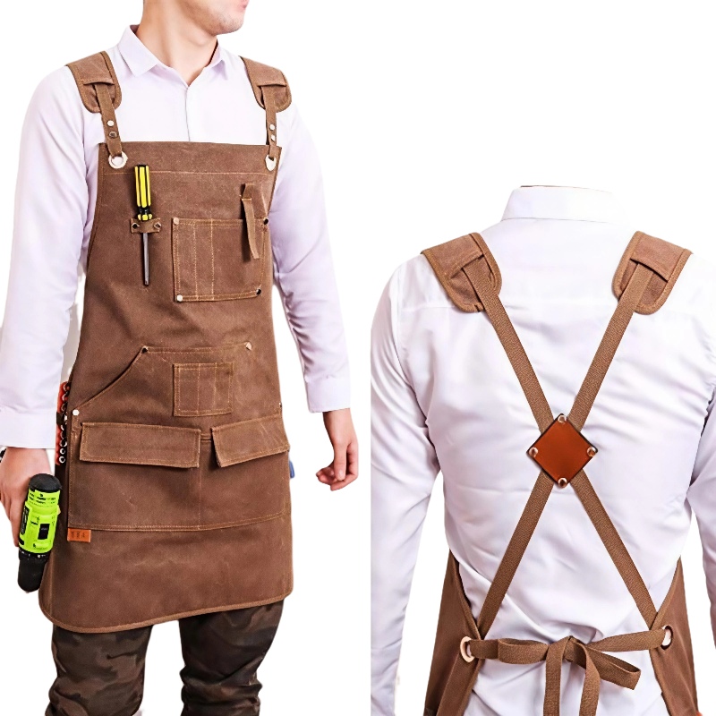 Heavy Duty Canvas Apron Custom - Gardening Tools Logo 리뷰 및 가격