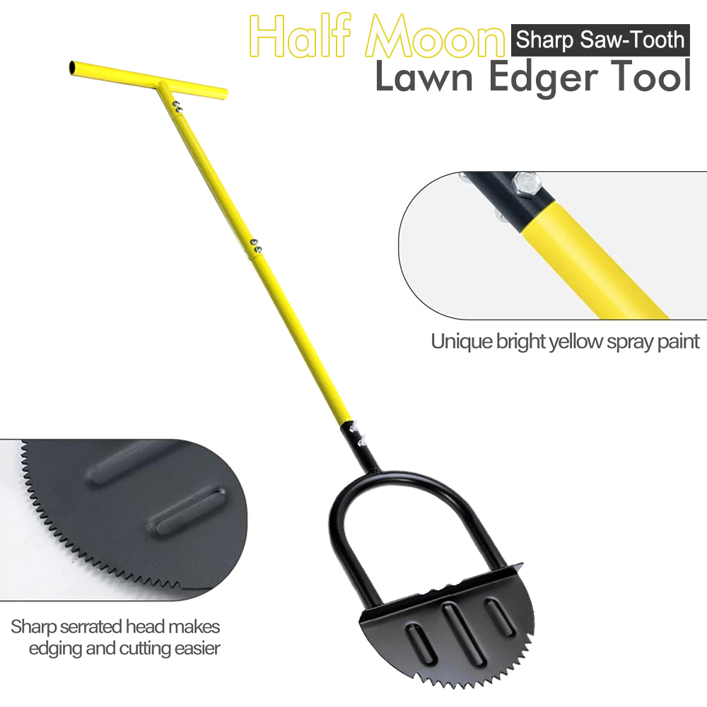 Half Moon Lawn Edger with Long - Gardening Tools Edger 리뷰 및 가격