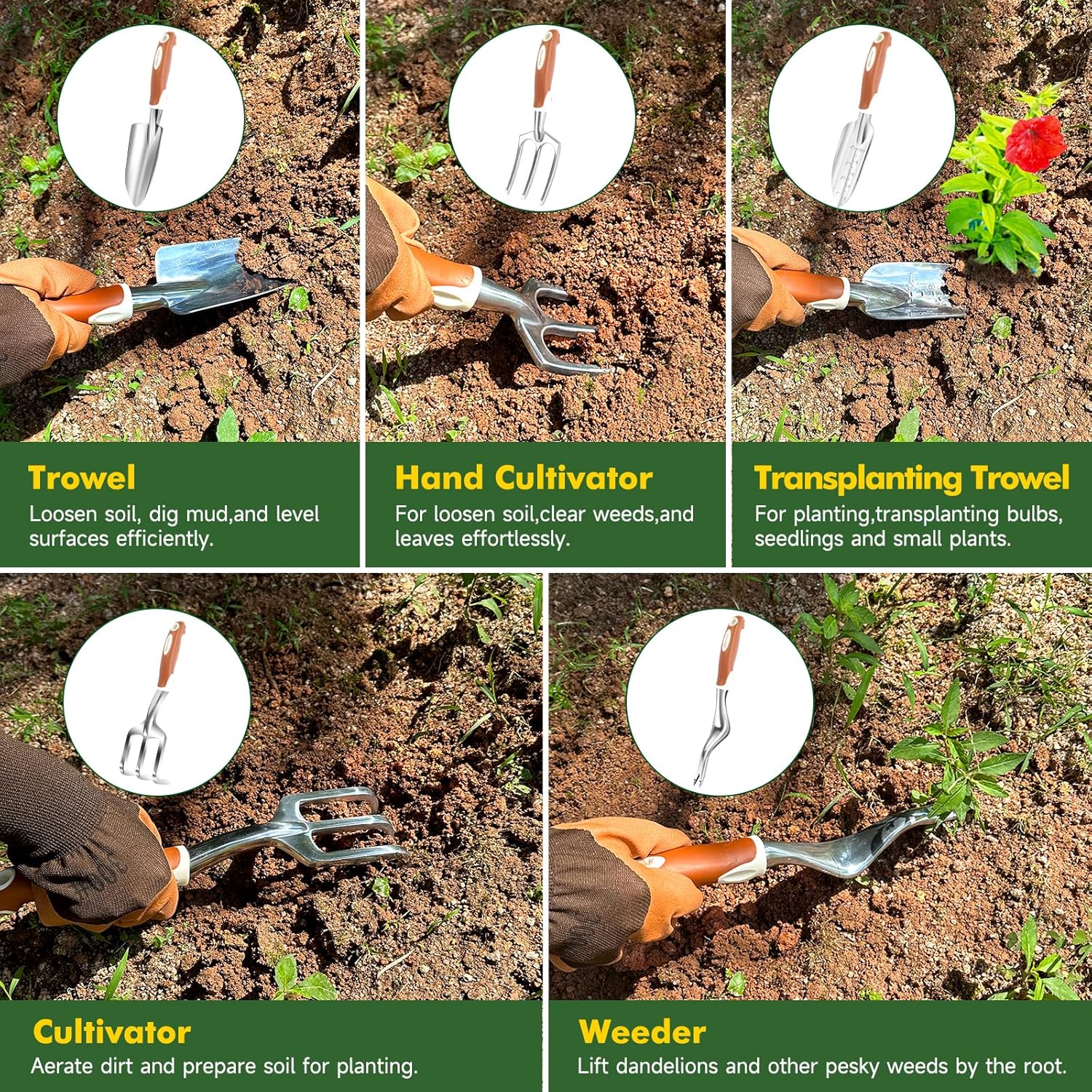 10 Pcs Heavy Duty Garden Tool  - Gardening Tools Images 리뷰 및 가격