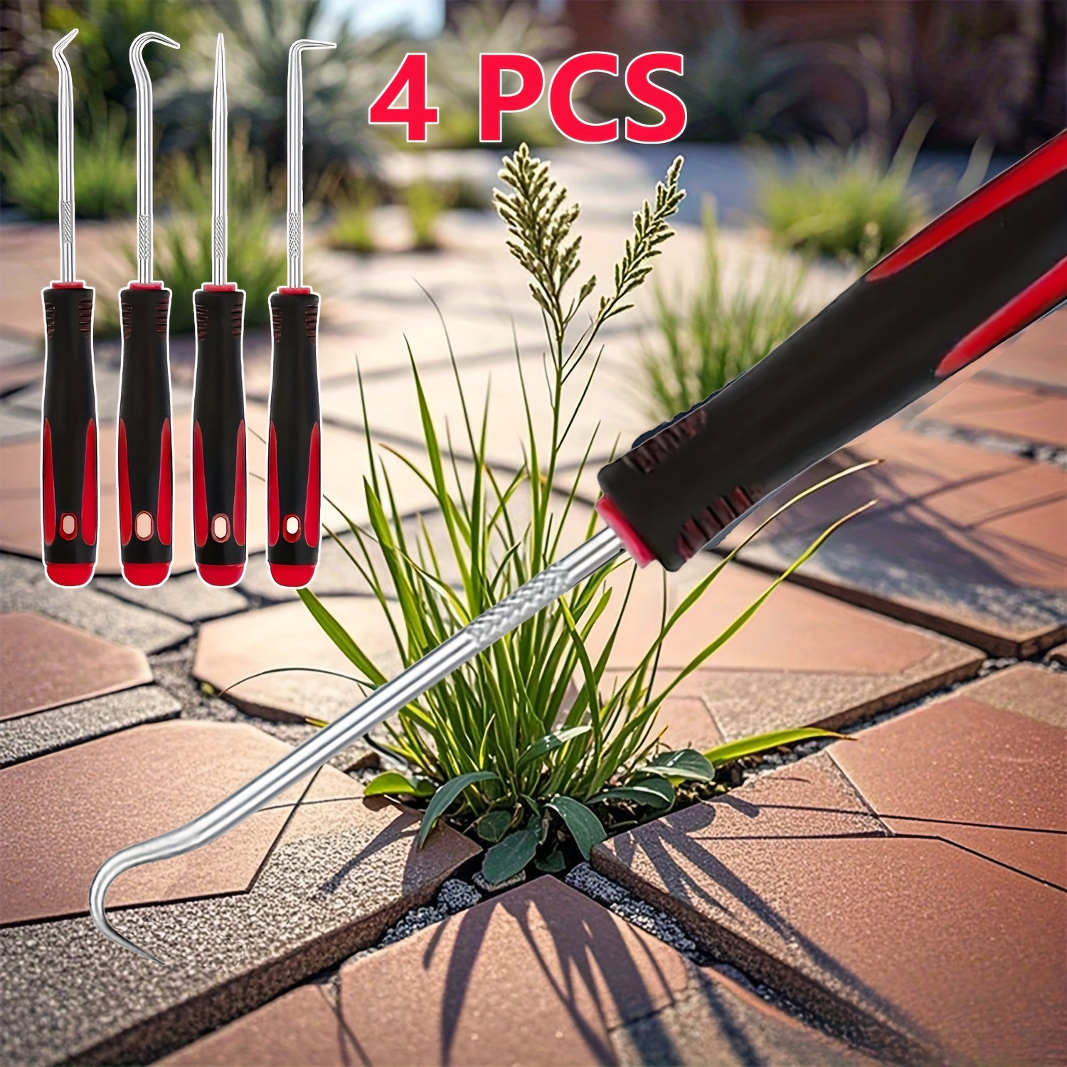 4-Piece Weeding Tool Set with  - Gardening Tools For Weeds 리뷰 및 가격